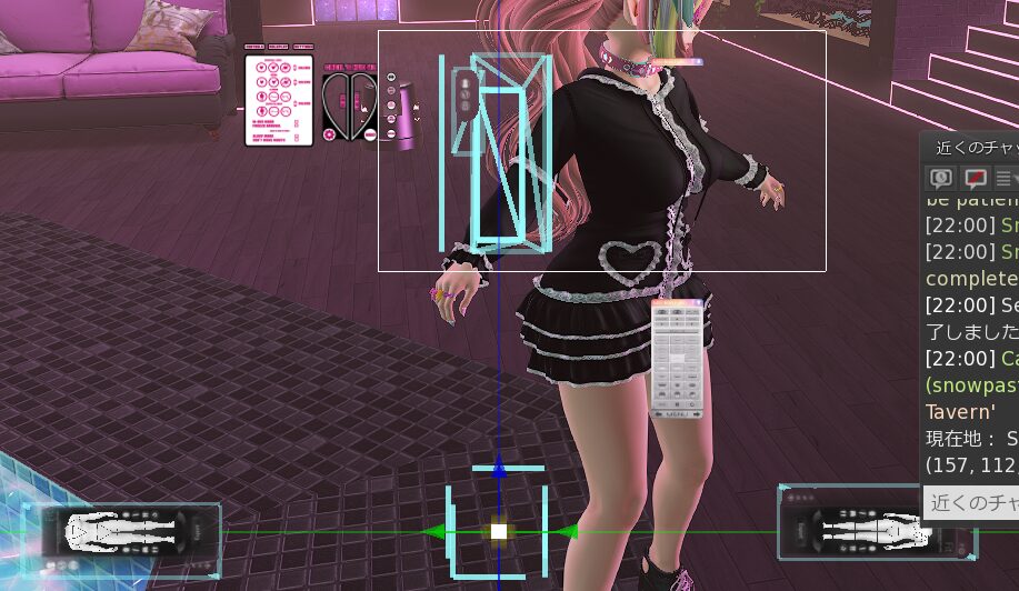 画面外にHUDが隠れているときもある。
